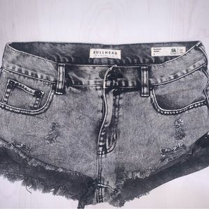 Bullhead Denim Co. | Size 7 | Black Jean Shorts |